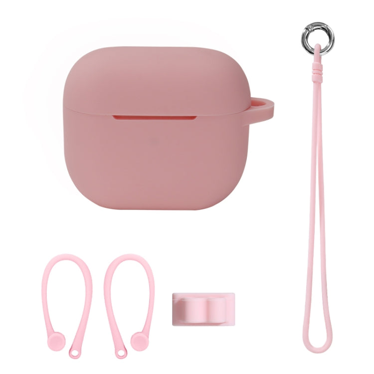Bluetooth Earphone Silicone Cover Set For AirPods 3, 5 PCS/Set White, 5 PCS/Set Mint Green, 5 PCS/Set Grass Green, 5 PCS/Set Pink, 5 PCS/Set Black, 5 PCS/Set Red, 5 PCS/Set Yellow, 5 PCS/Set Gray, 5 PCS/Set Wine Red, 5 PCS/Set Light Purple�������������...