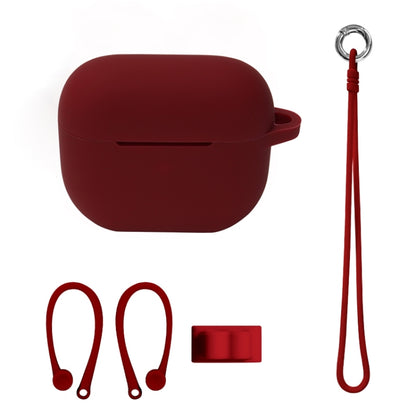 Bluetooth Earphone Silicone Cover Set For AirPods 3, 5 PCS/Set White, 5 PCS/Set Mint Green, 5 PCS/Set Grass Green, 5 PCS/Set Pink, 5 PCS/Set Black, 5 PCS/Set Red, 5 PCS/Set Yellow, 5 PCS/Set Gray, 5 PCS/Set Wine Red, 5 PCS/Set Light Purple�������������...