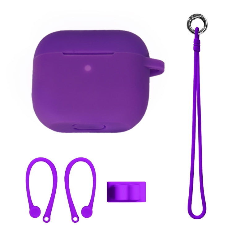 Bluetooth Earphone Silicone Cover Set For AirPods 3, 5 PCS/Set White, 5 PCS/Set Mint Green, 5 PCS/Set Grass Green, 5 PCS/Set Pink, 5 PCS/Set Black, 5 PCS/Set Red, 5 PCS/Set Yellow, 5 PCS/Set Gray, 5 PCS/Set Wine Red, 5 PCS/Set Light Purple�������������...