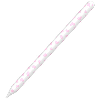 For Apple Pencil 2 AhaStyle PT65CW Silicone Pen Case Milk Cow Patterned Stylus Case