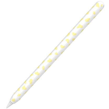 For Apple Pencil 2 AhaStyle PT65CW Silicone Pen Case Milk Cow Patterned Stylus Case