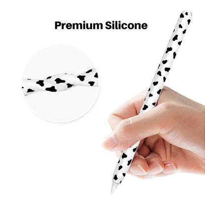 For Apple Pencil 2 AhaStyle PT65CW Silicone Pen Case Milk Cow Patterned Stylus Case