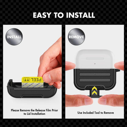 For AirPods Pro AhaStyle PT115-PRO TPU Split Earphone Protector