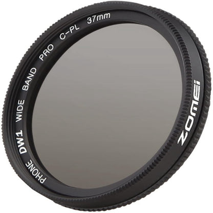 ZOMEI Camera Filter 37MM CPL Polarizer Mobile Phone External Lens
